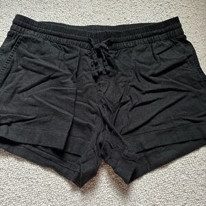 Old navy linen drawstring pull on shorts medium
